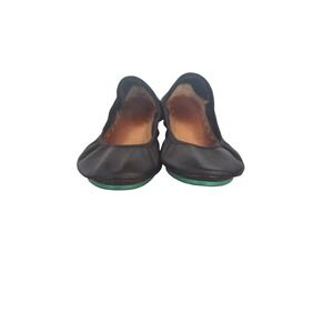 Tieks By Gabriel Black Leather Flat 6